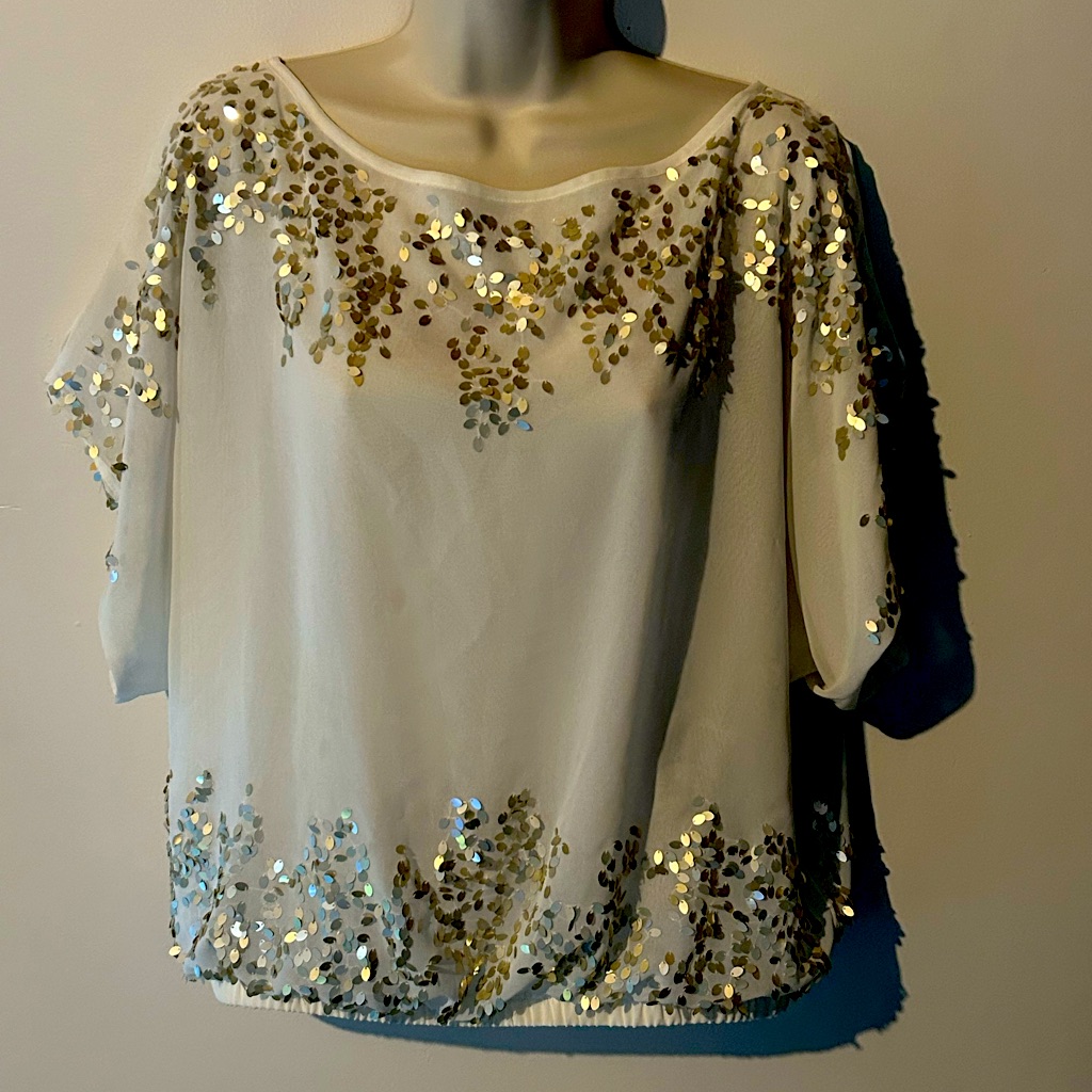 Cache Glitter Top